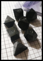 Dice : Dice - Dice Sets - GameScience Opaque Coal Black - Ebay Mar 2010